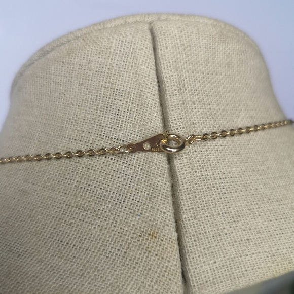 Vintage Puffed Floating Butterfly Necklace by Artistry - Picture 4 of 4